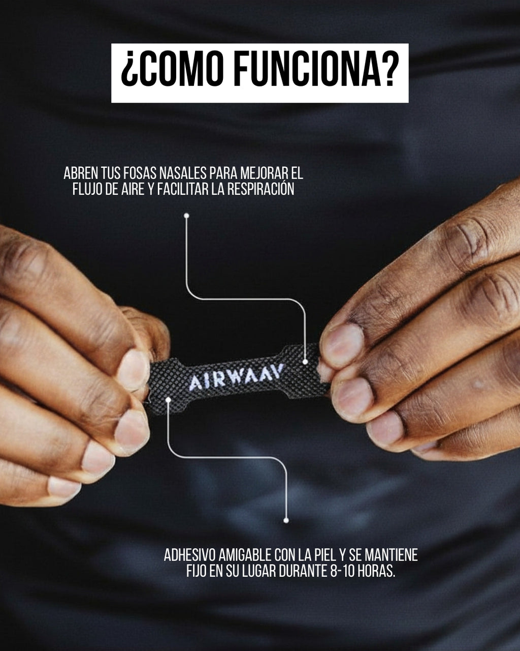 AIRWAAV NASAL STRIPS (L)