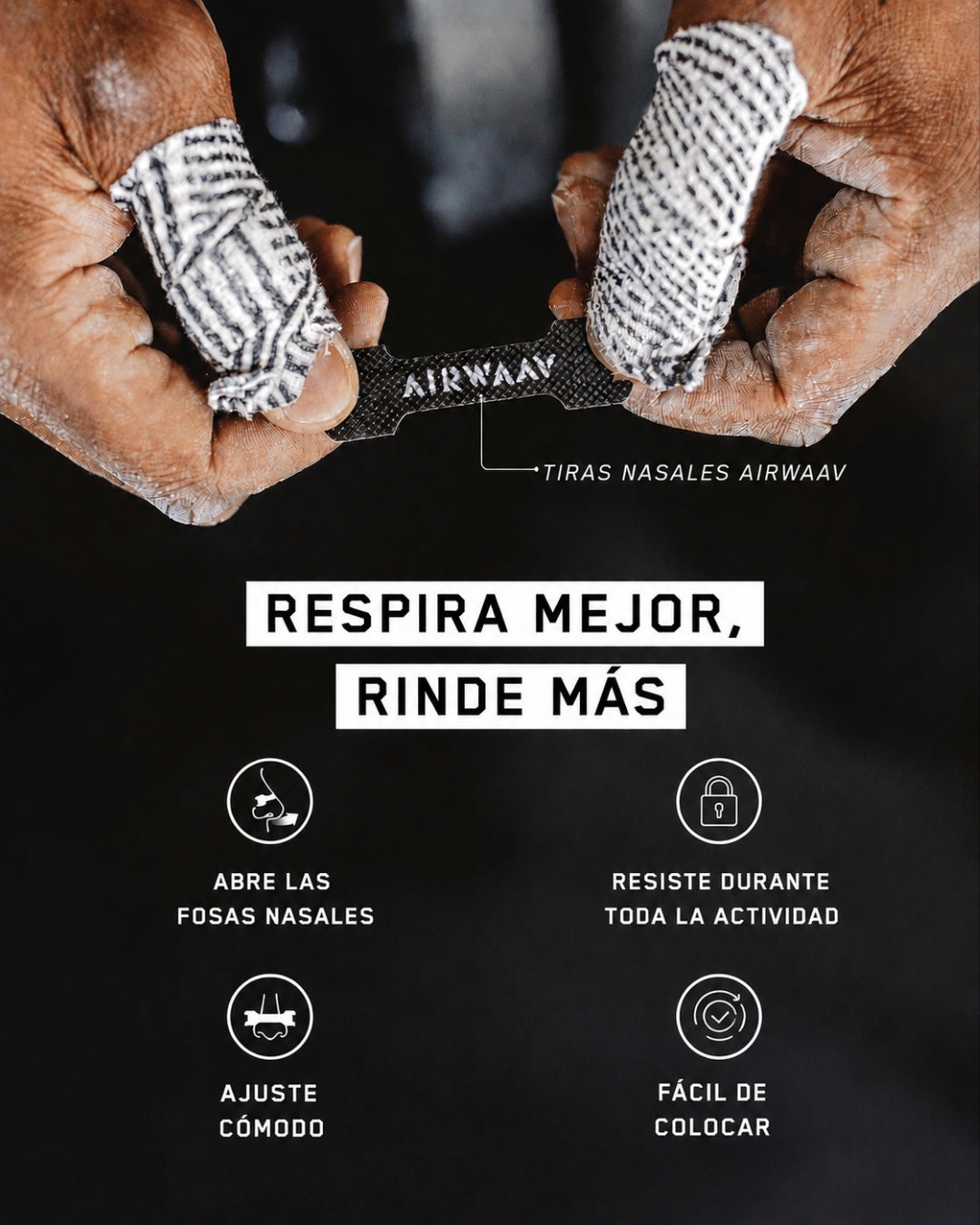 AIRWAAV NASAL STRIPS (S/M)
